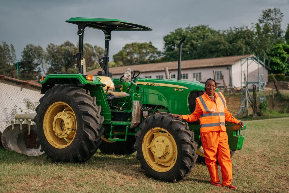 Hello Tractor: Proud farm equipment holder