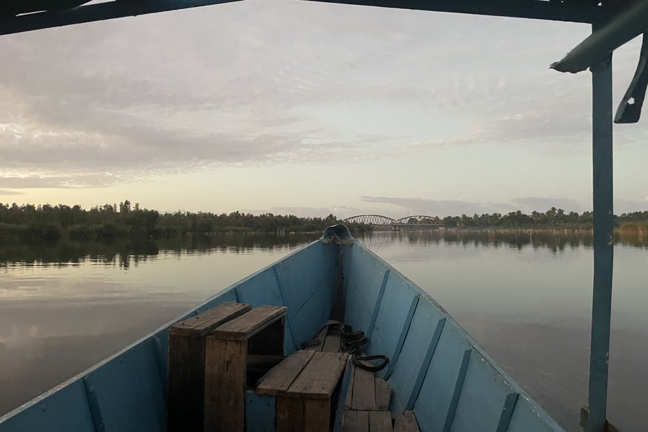 Tasty Tilapia: Fishing boat on the sea